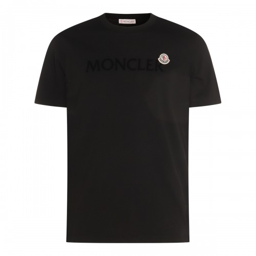 BLACK COTTON T-SHIRT