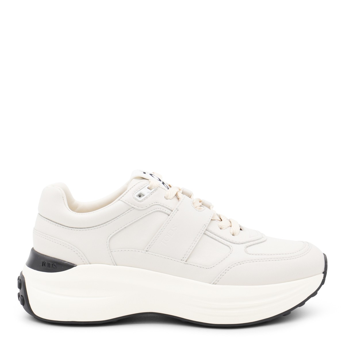 WHITE LEATHER SNEAKERS