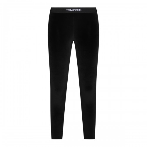 BLACK VELOUR PANTS