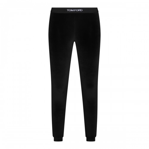 BLACK VELOUR PANTS 2