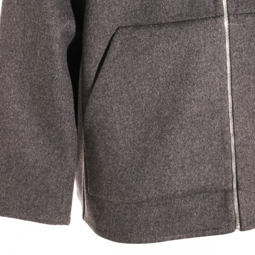 GREY WOOL SHIRT
