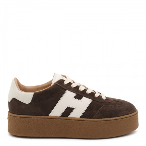 BROWN LEATHER SNEAKERS