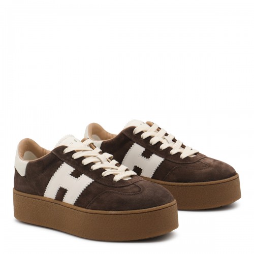 BROWN LEATHER SNEAKERS
