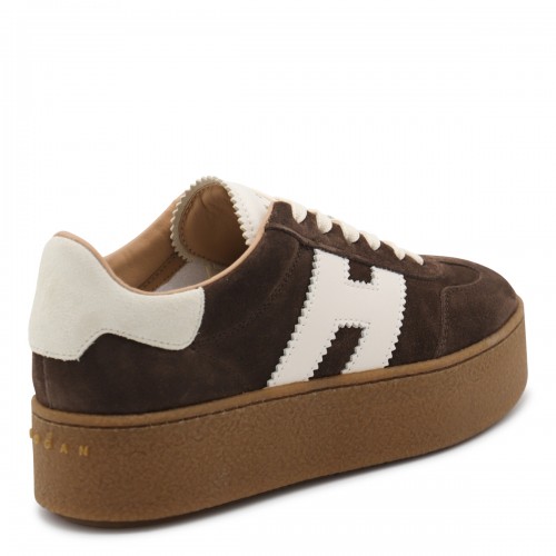 BROWN LEATHER SNEAKERS
