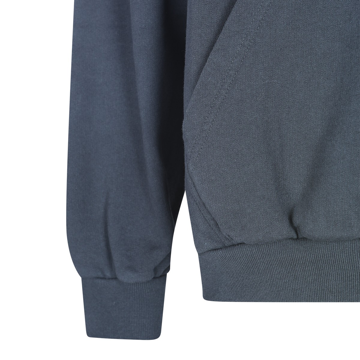 BLACK COTTON SWEATSHIRT BLACK COTTON SWEATSHIRT