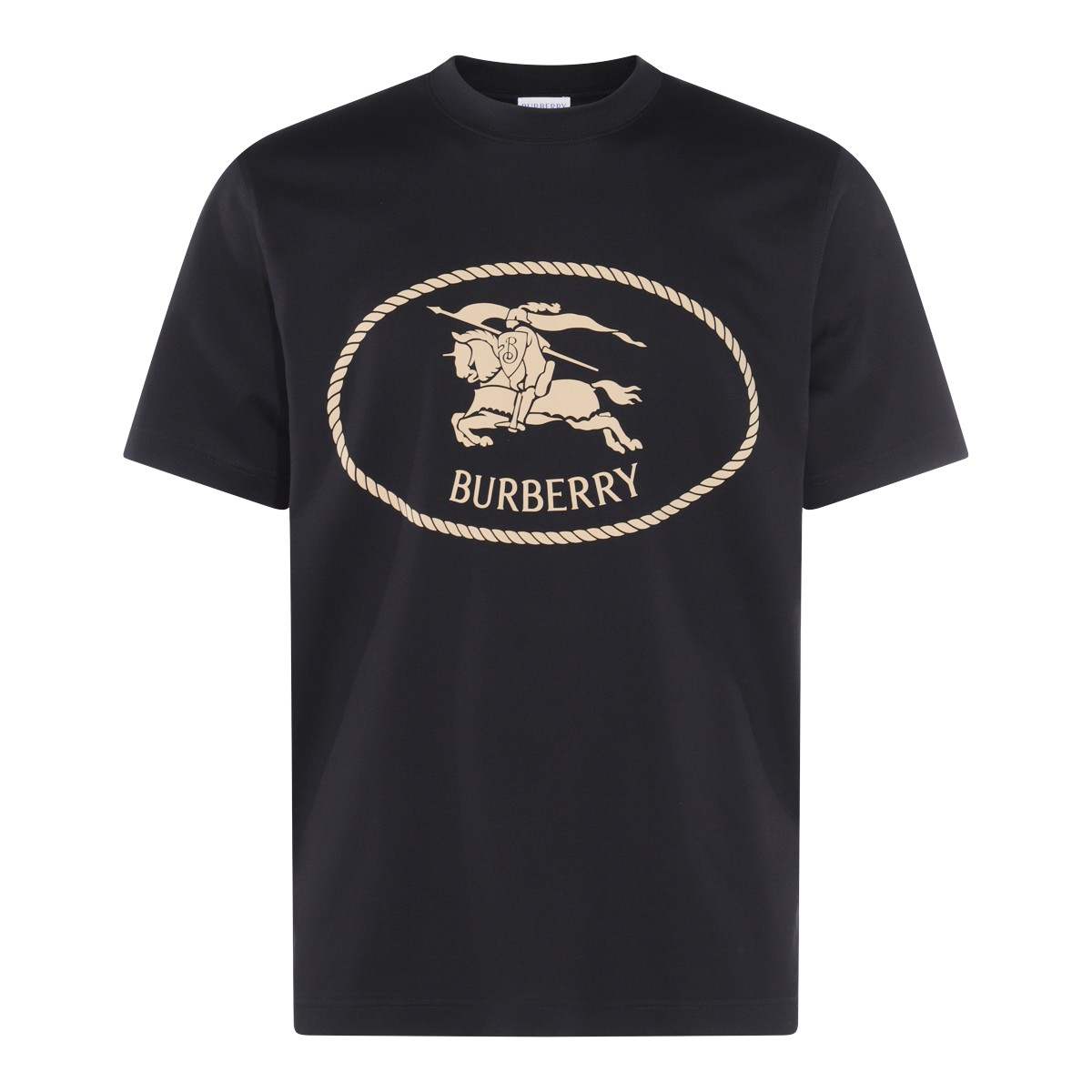 BLACK COTTON T-SHIRT
