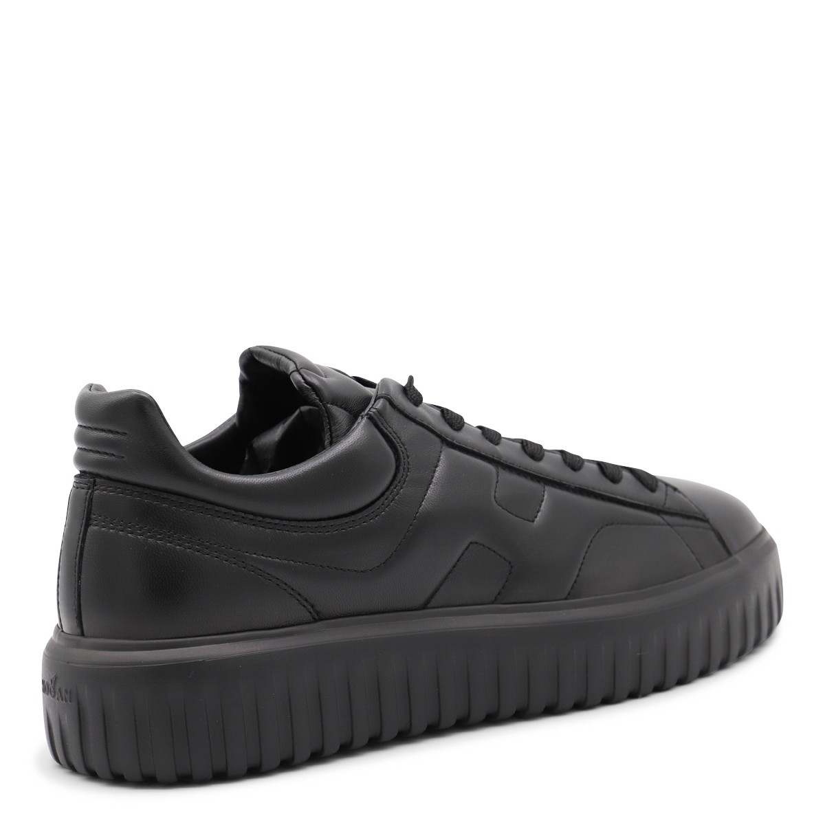 BLACK LEATHER SNEAKERS BLACK LEATHER SNEAKERS
