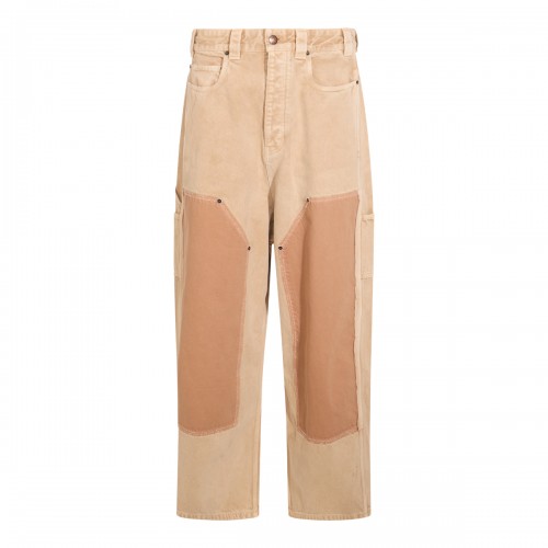 BEIGE COTTON PANTS