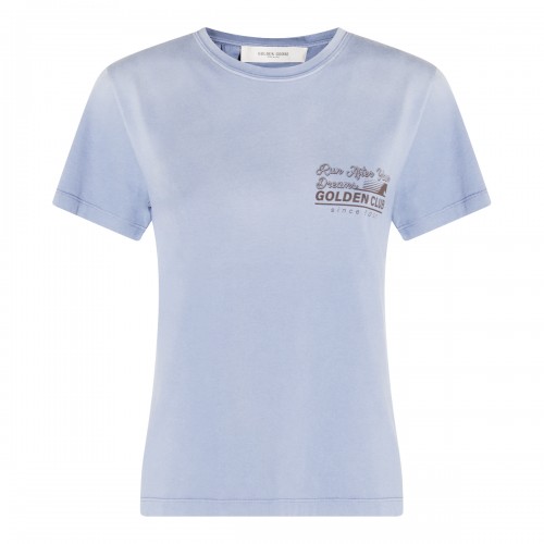 LIGHT BLUE COTTON T-SHIRT