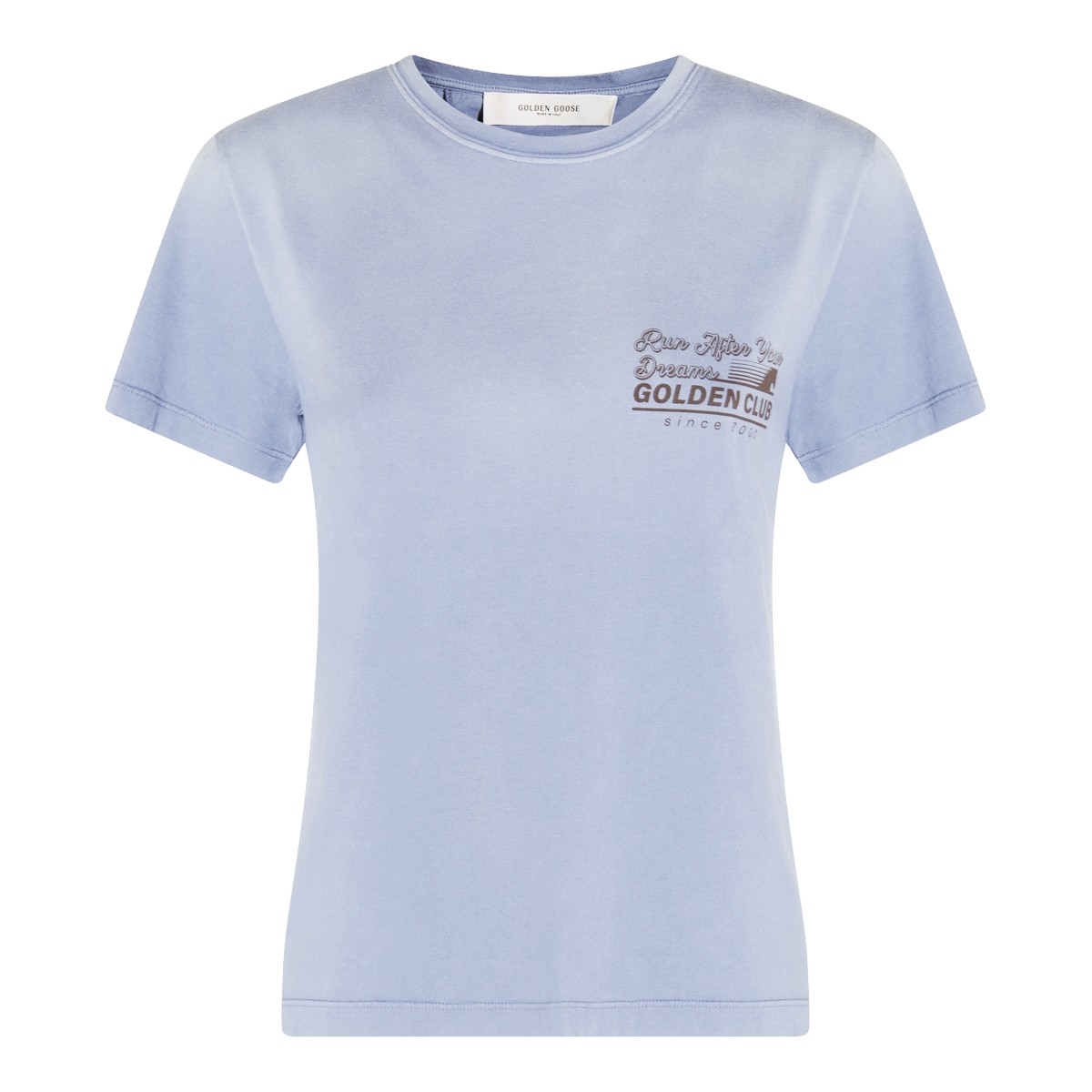 LIGHT BLUE COTTON T-SHIRT