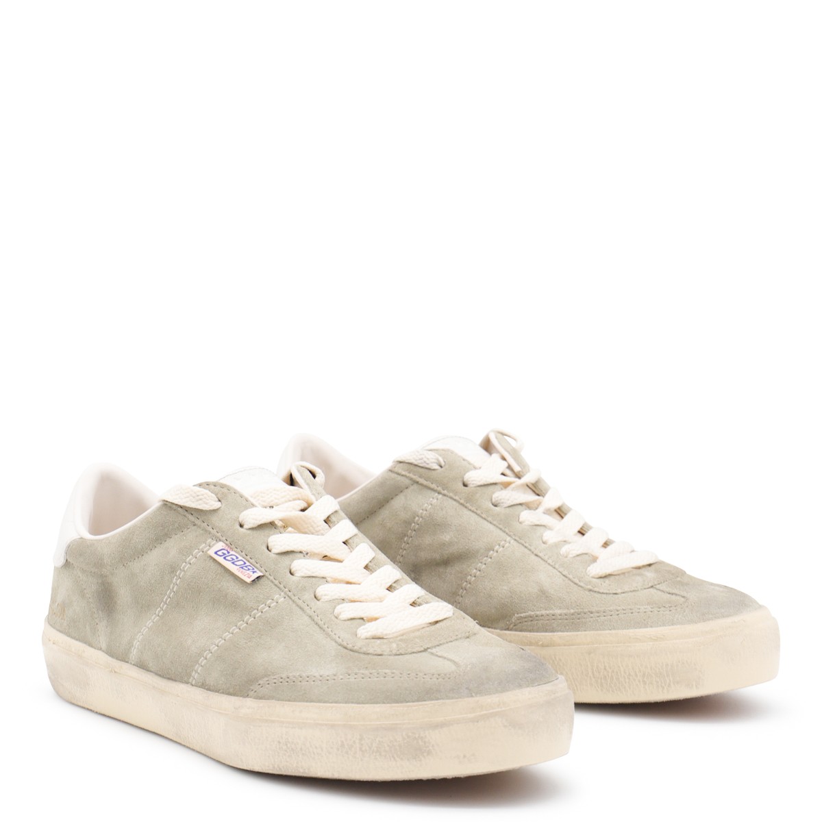 LIGHT GREY LEATHER SOUL STAR SNEAKERS LIGHT GREY LEATHER SOUL STAR SNEAKERS