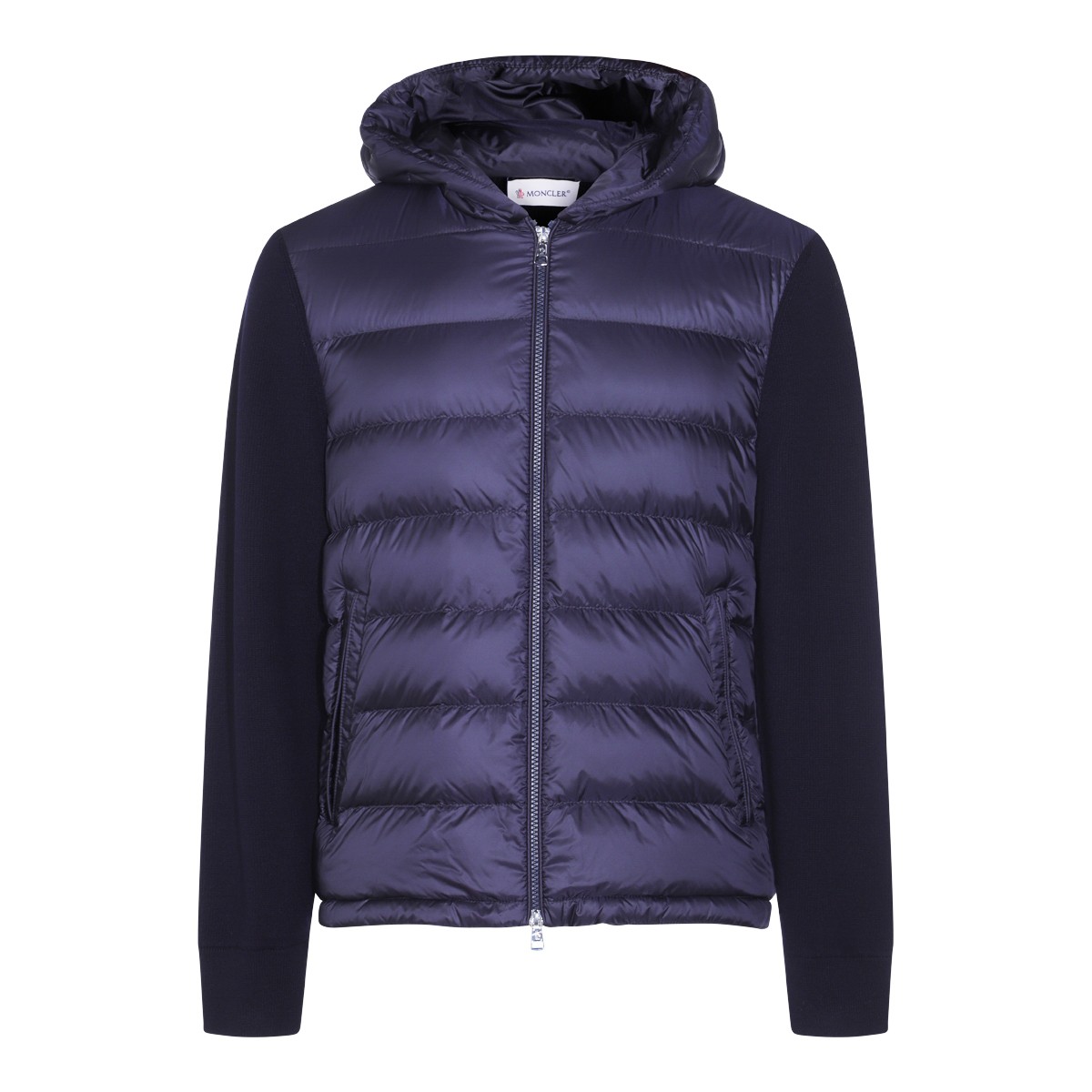 NAVY WOOL DOWN JACKET