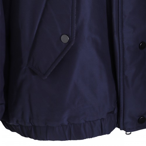 NAVY COTTON DOWN JACKET