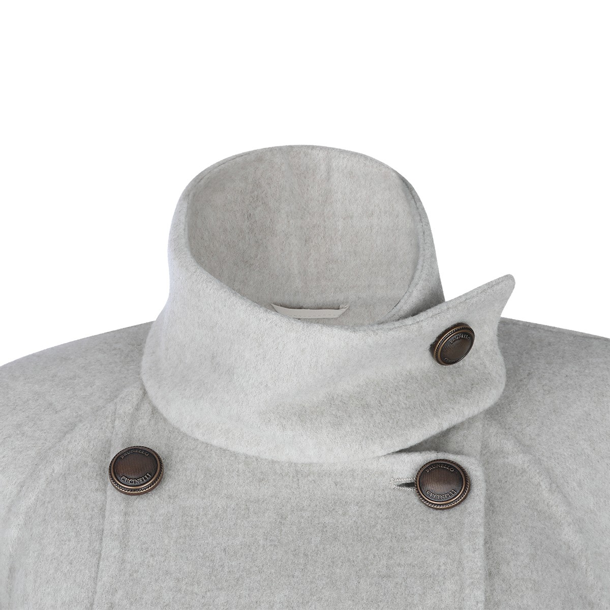 LIGHT GREY WOOL COAT LIGHT GREY WOOL COAT