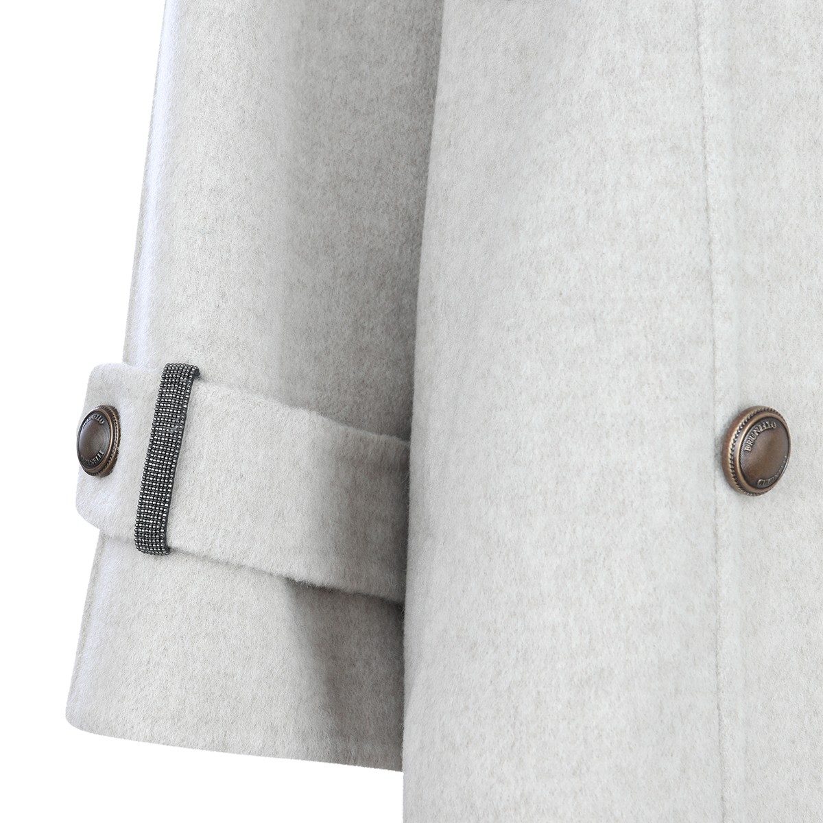 LIGHT GREY WOOL COAT LIGHT GREY WOOL COAT