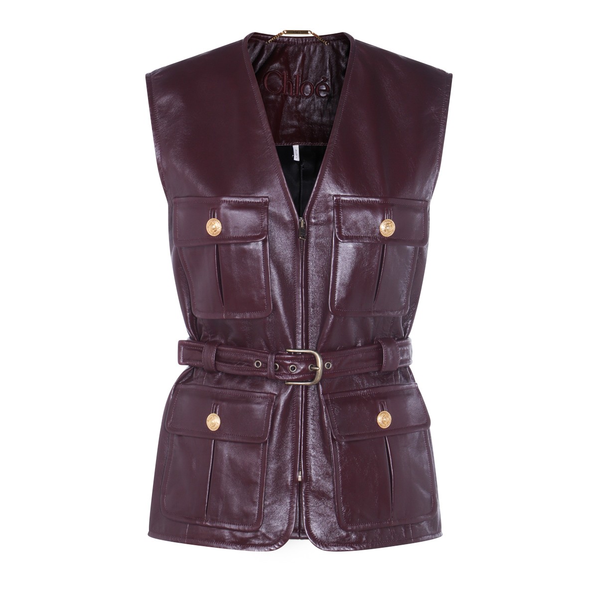 BROWN LEATHER JACKET