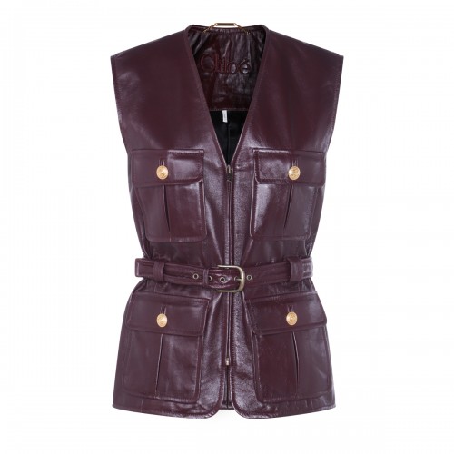 BROWN LEATHER JACKET