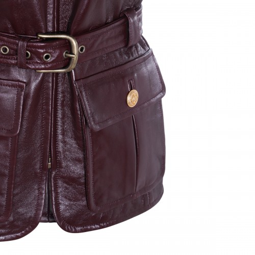 BROWN LEATHER JACKET