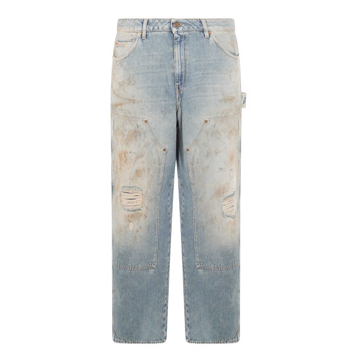 LIGHT BLUE COTTON JEANS