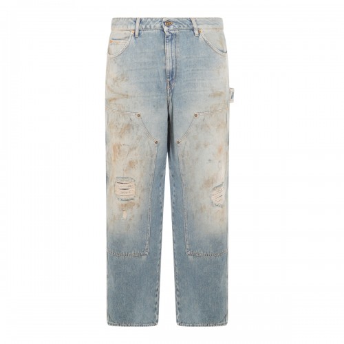 LIGHT BLUE COTTON JEANS