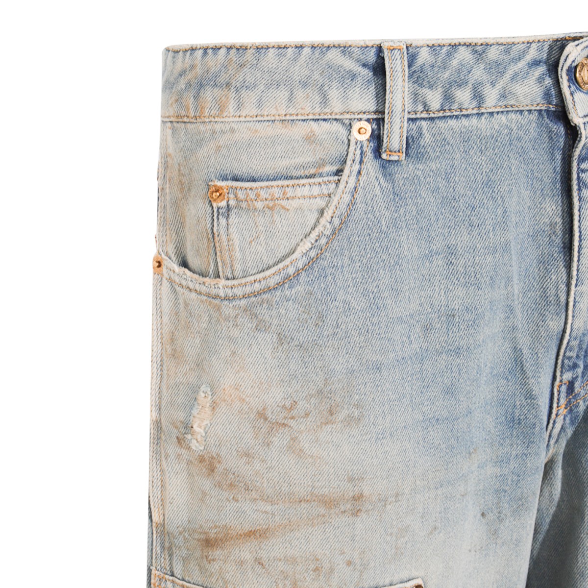 LIGHT BLUE COTTON JEANS