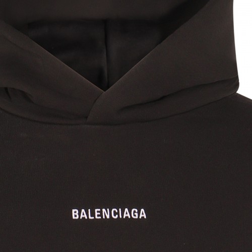 BLACK COTTON SWEATSHIRT