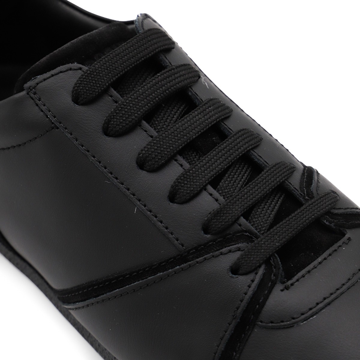 BLACK LEATHER SNEAKERS BLACK LEATHER SNEAKERS
