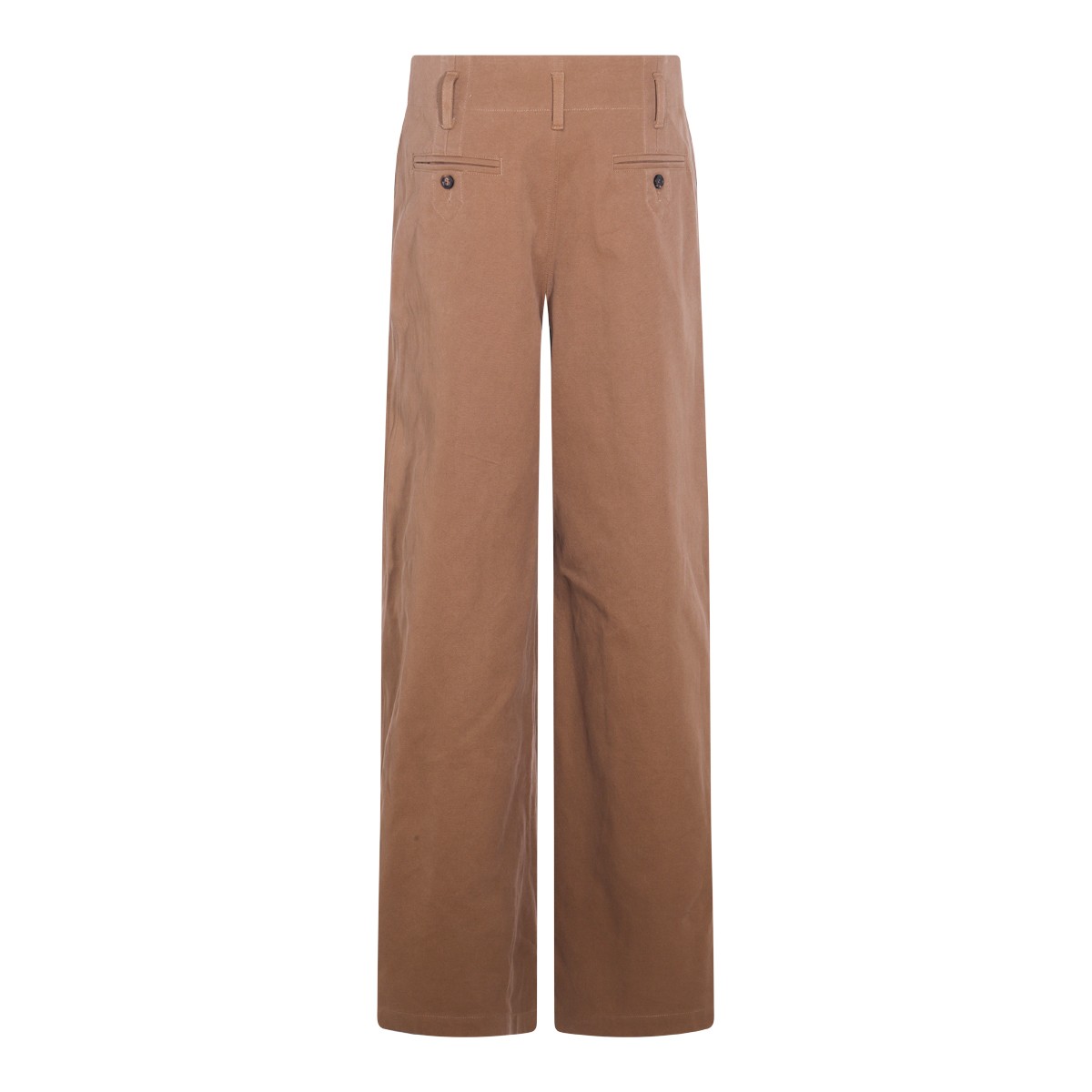 BROWN COTTON PANTS