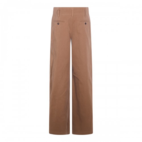 BROWN COTTON PANTS
