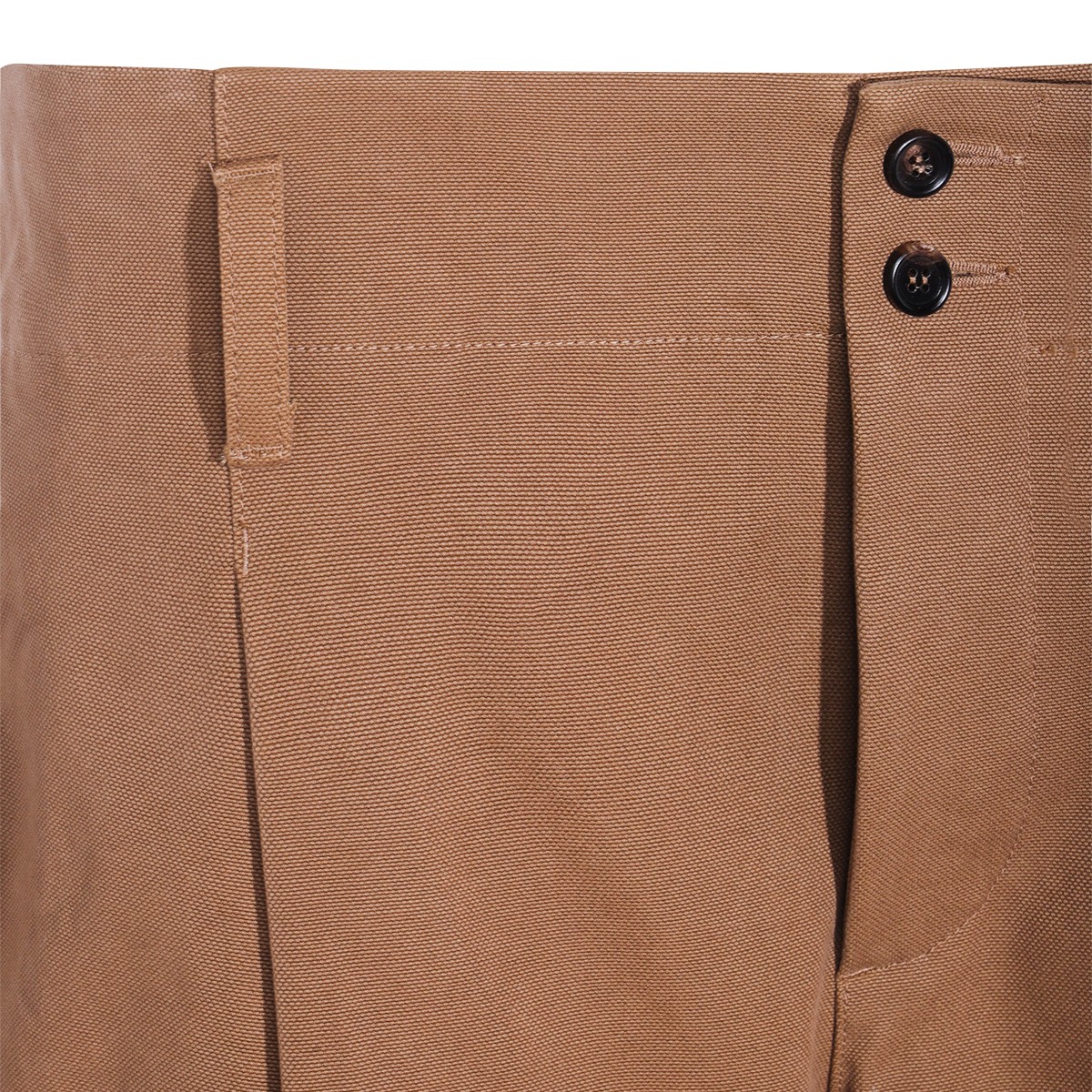 BROWN COTTON PANTS