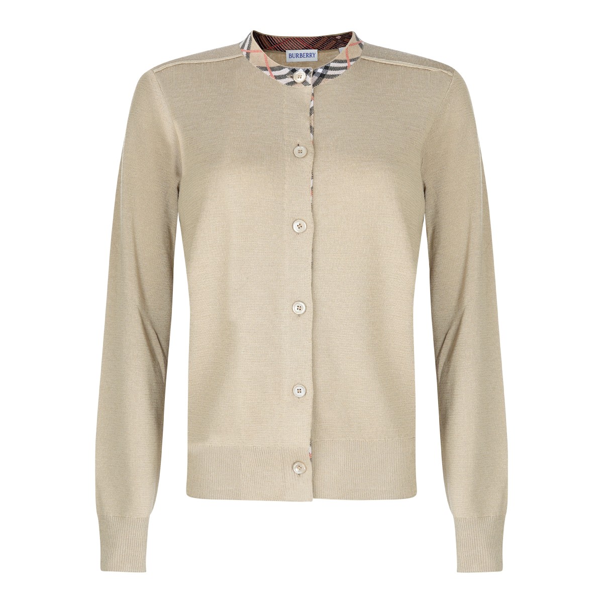 BEIGE WOOL KNITWEAR