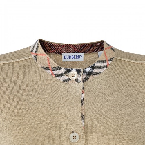 BEIGE WOOL KNITWEAR