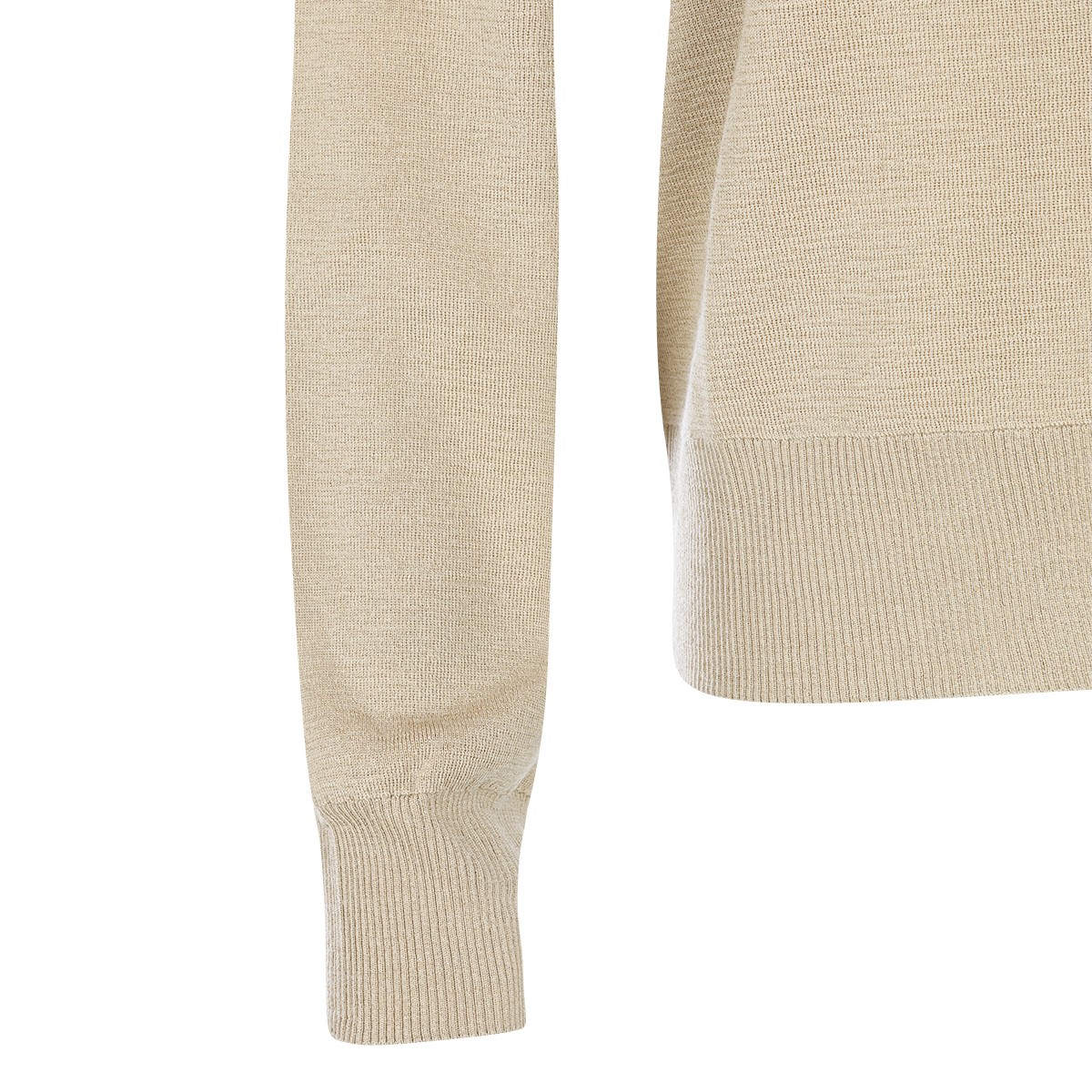 BEIGE WOOL KNITWEAR BEIGE WOOL KNITWEAR