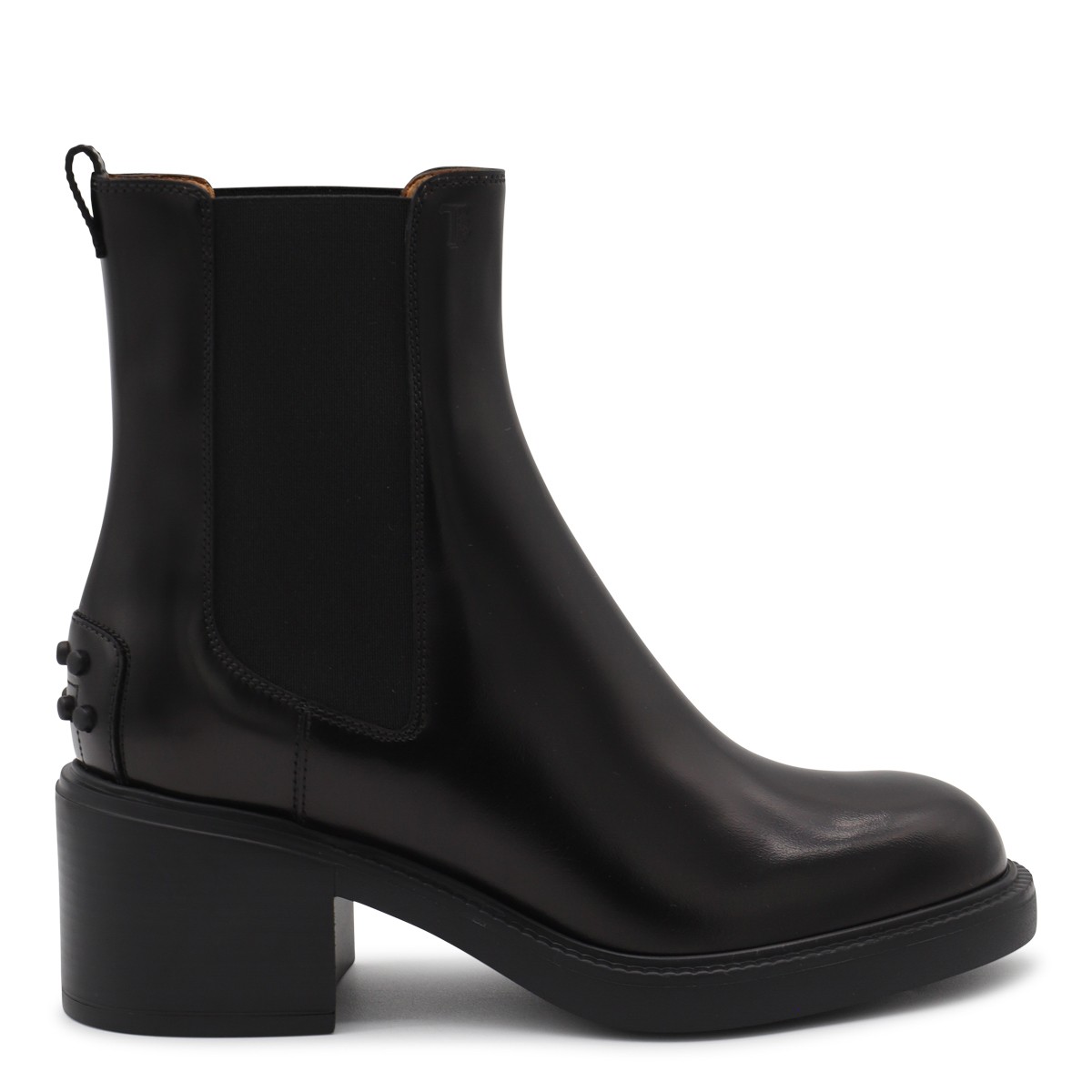 BLACK LEATHER BOOTS