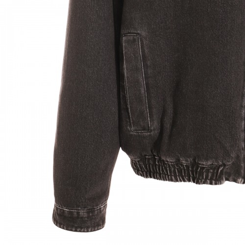 BLACK COTTON DENIM JACKET