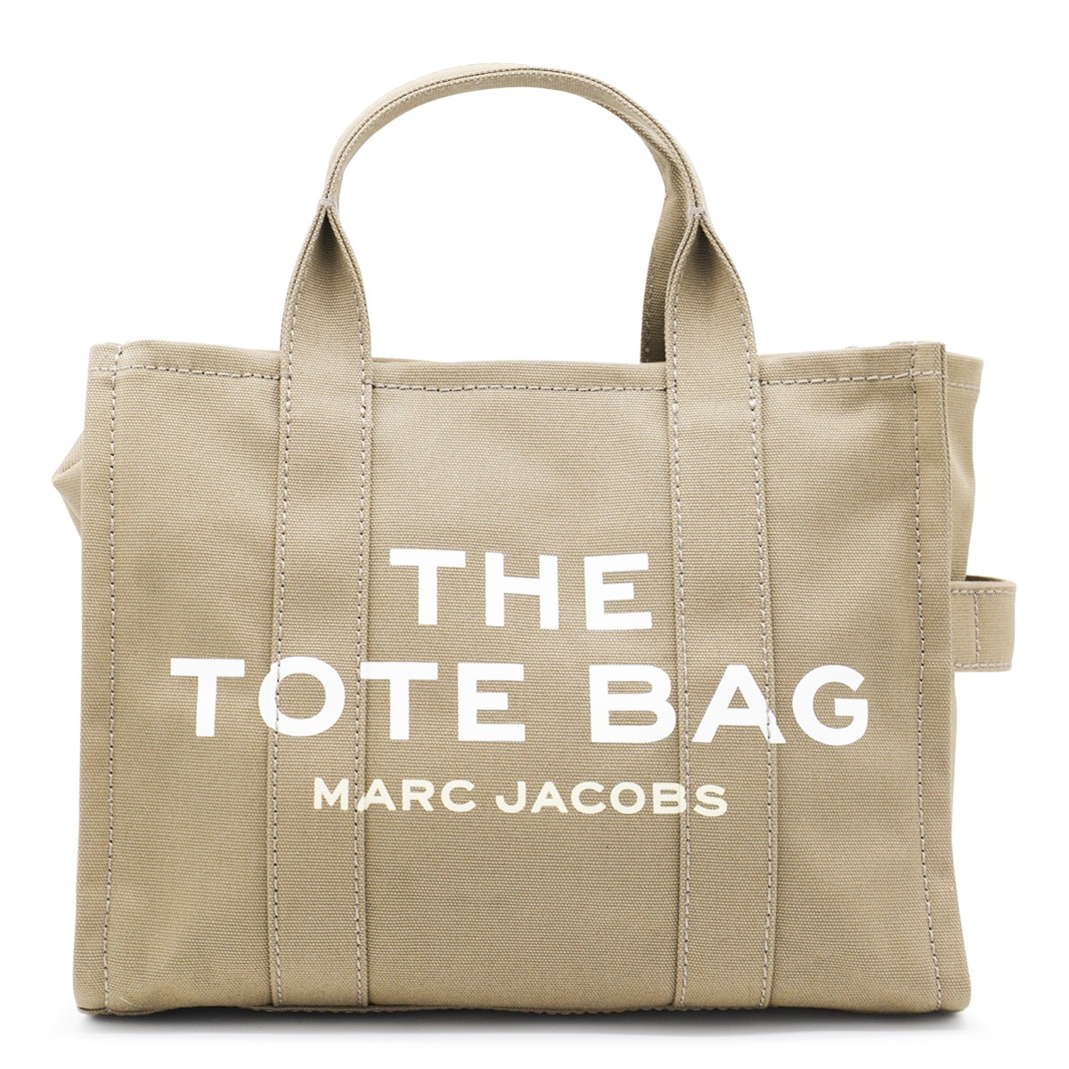 LIGHT GREEN COTTON THE MEDIUM TOTE BAG
