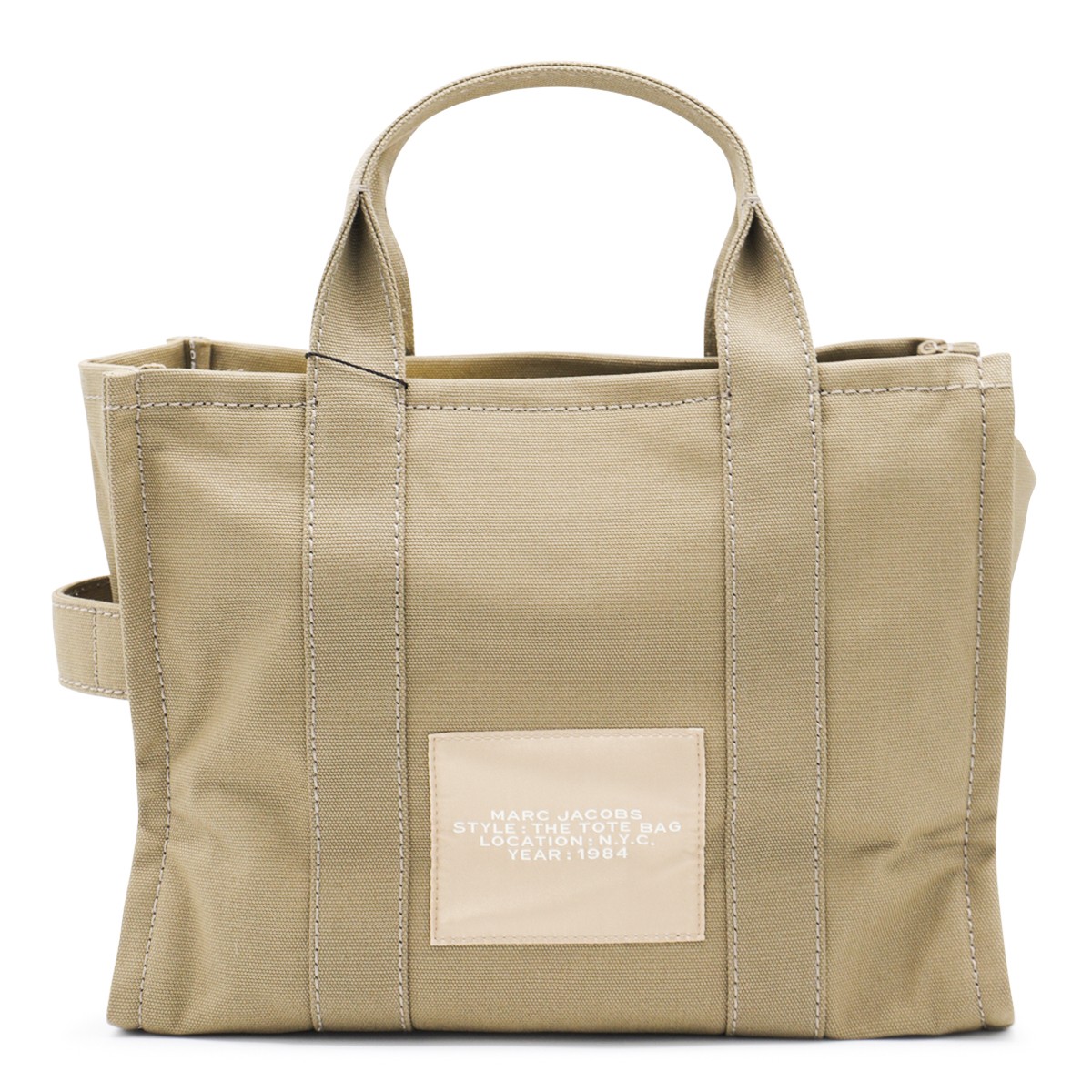 LIGHT GREEN COTTON THE MEDIUM TOTE BAG LIGHT GREEN COTTON THE MEDIUM TOTE BAG