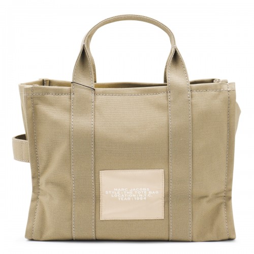 LIGHT GREEN COTTON THE MEDIUM TOTE BAG