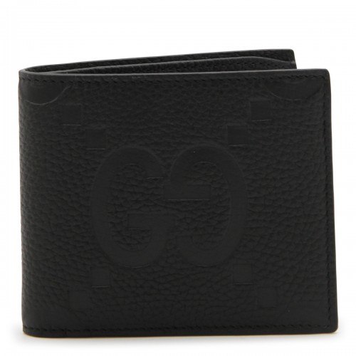 BLACK LEATHER WALLET