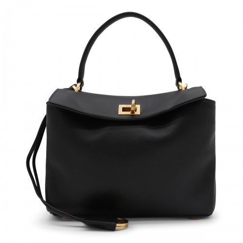 BLACK LEATHER RODEO MINI...