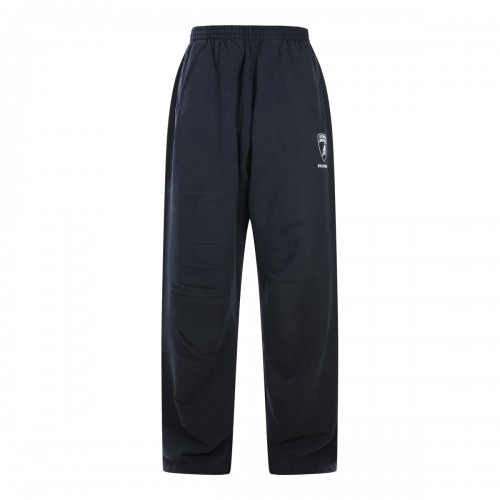 BLACK COTTON LAMBORGHINI PANTS