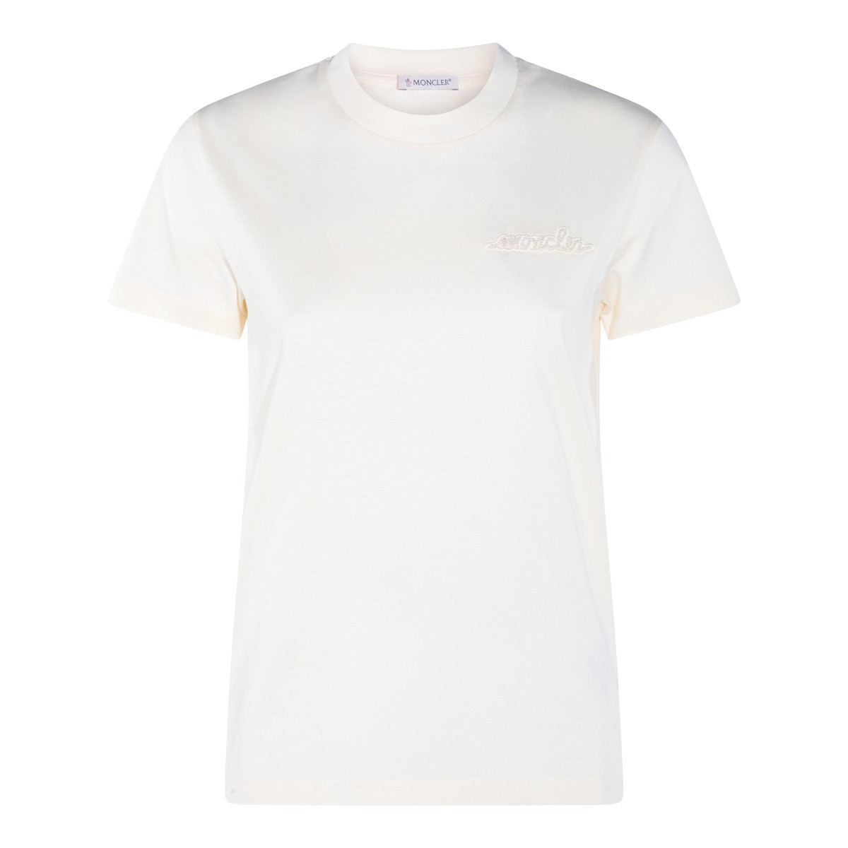 WHITE COTTON T-SHIRT