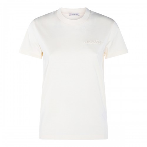 WHITE COTTON T-SHIRT
