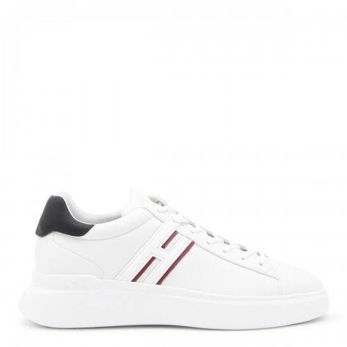 WHITE LEATHER H580 SNEAKERS