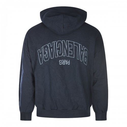 BLACK COTTON SWEATSHIRT