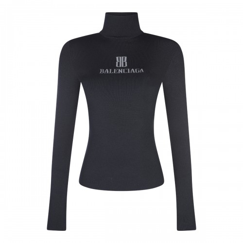 BLACK KNITWEAR