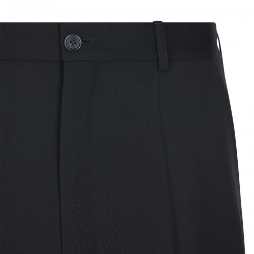 BLACK WOOL PANTS
