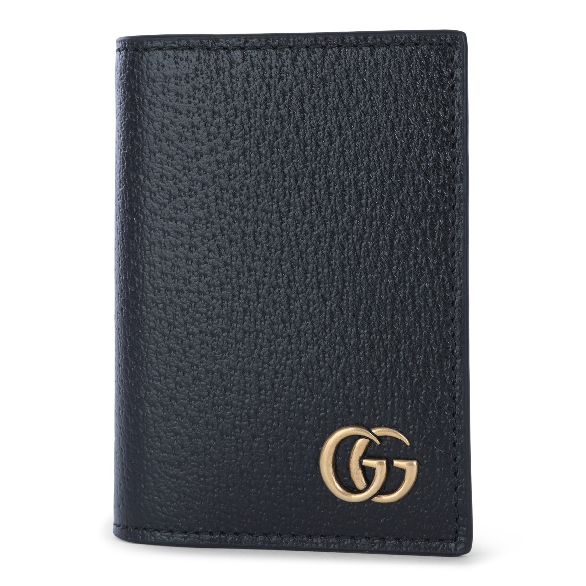 BLACK LEATHER CARD HOLDER