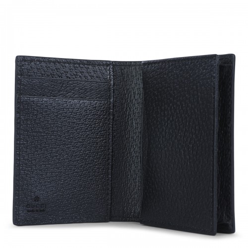 BLACK LEATHER CARD HOLDER