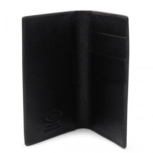 BLACK LEATHER CARD HOLDER 2